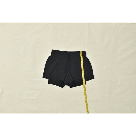 Spyder Active Women's Running Shorts Size S Black 2-in-1 Athletic Layered - Picture 3 of 8